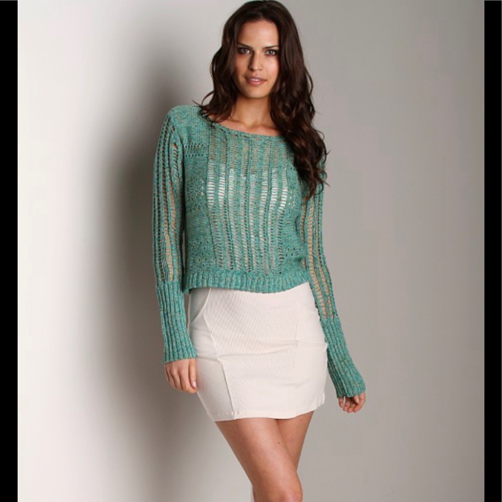 Free People Pullover Sweater Lilypad  USED